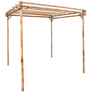 vidaXL Pergola Bambus 170 x 170 x 220 cm Braun