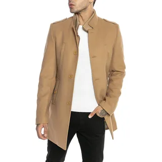 Redbridge Herren Mantel Winterjacke elegante Jacke Slim-Fit Transformable - XXL
