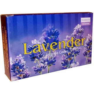 Räucherkegel Royal Lavender 10 incense cones 1 Schachtel mit Halter Wohnaccessoire Raumduft