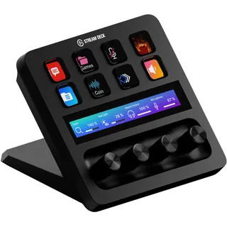 Elgato Stream Deck +, Audiomixer und Studio-Controller | LCD-Tasten, Regler und Touch-Leiste, Multiaktionen, Smart-Profile, Wave-Link-Mixing, Mac und PC