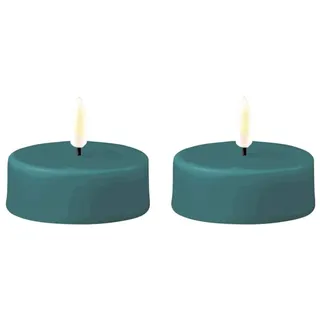 Maxi Teelicht LED jade 2 Stück