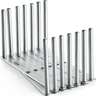 Napoleon Spare-Rib-Halter Edelstahl, verstellbar