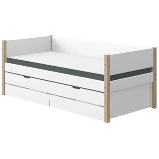 Flexa Funktionsbett Nor 90 x 200 cm Lack Weiß