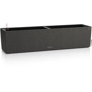 LECHUZA Balconera Stone 80 Komplettset 80 x 19 x 19 cm graphitschwarz