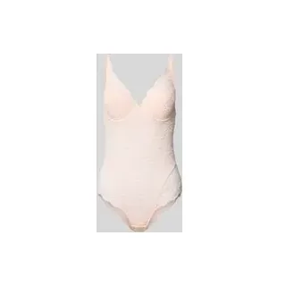 Body aus Spitze mit Hakenverschluss Modell 'Cyrile', Rose, 85D