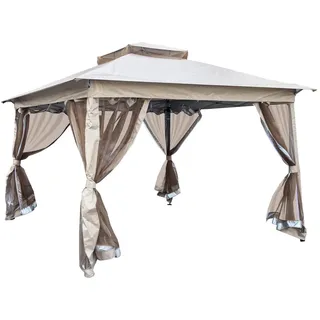 Jet-Line Faltpavillon 3,35 x 3,35 m Beige