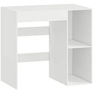 Homcom Waschmaschinenschrank 90 x 60 x 90,5 cm Weiß Kunststoff/Spanplatte