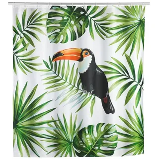 WENKO Duschvorhang »Tucan«, B: 180 cm - bunt