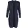 Longstrickjacke Blau S