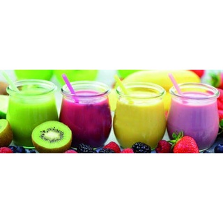 Deco-Glas Bild - Smoothies 80 x 30 cm