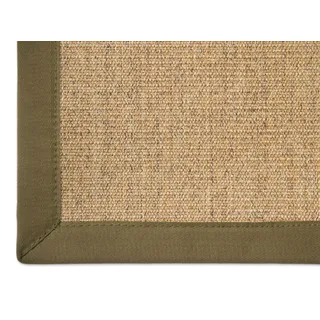 Astra Sisal Teppich Manaus mit Bordüre Farbe Cognac Havanna 100% Sisal - 18 Größen, Größe: 250x300 cm
