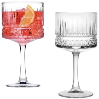 Pasabahce Cocktailglas Pasabahce Gin Tonic/Cocktail Glas Elysia 6er Set, Kristallglas weiß