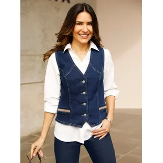 Sieh an! Jeans-Weste in dark blue | Gr.: 54