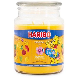 HARIBO Duftkerze Duftkerze Haribo Tropical Fun - 510g (Einzelartikel) gelb