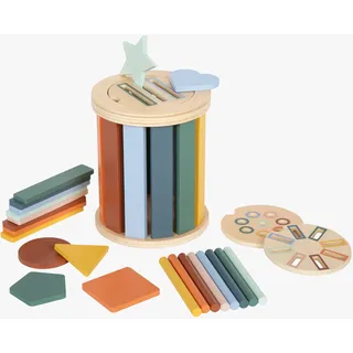 Small Foot Company Montessori Sortierspiel mit Trommel Mehrfarbig