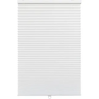 Plissee OTTO HOME "LORRI", weiß, B:85cm H:130cm, Obermaterial: 100% Polyester, Plissees, Freihängendes Design ohne störende Schnüre oder Ketten, NEUHEIT