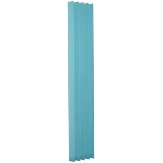 Ventanara® 13 Lamellen einzeln türkis 89mm Ersatzlamellen für Lamellenvorhang Vertikaljalousie 180cm