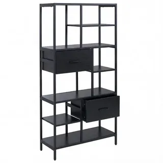 MCW Bücherregal 81 x 33 x 150 cm Schwarz