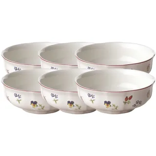 Villeroy & Boch Schale Petite Fleur Dessertschale 15cm Set6, Premium Porcelain, (Dessertschalen) bunt|weiß