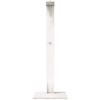 vidaXL Gartendusche Weiß 214,5 cm