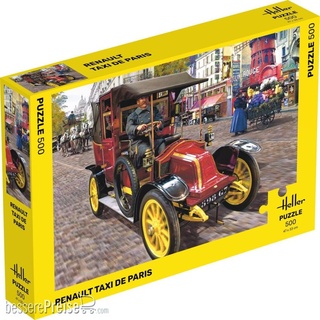 Heller 20705 - Puzzle Renault Taxi de Paris 500 Pieces