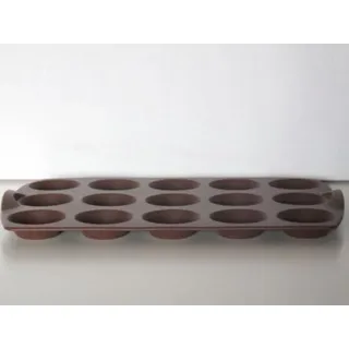 TUPPERWARE Backform TUPPERWARE Silikonform Mini Törtchen braun