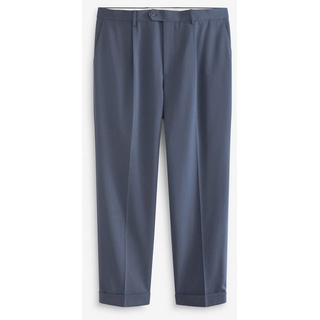 Next Anzughose Motion Flex Stretch-Anzug: Hose – Relaxed Fit (1-tlg) blau