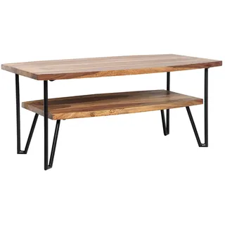 KADIMA DESIGN Couchtisch Braun Sheesham 90 x 50 x 40 cm