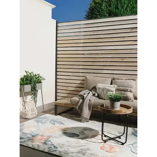 benuta basic Flora Outdoor-Teppich 80 x 150 cm Mehrfarbig