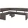 Eckbank Charissa 190 x 90 x 140 links Dunkelbraun Arizona 4412