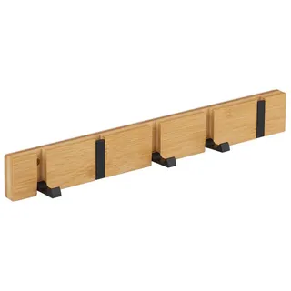 Relaxdays Garderobenleiste Relaxdays 42 x 5,5 x 5 cm Hellbraun/Braun