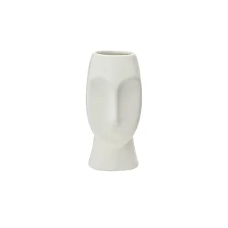 Vase  Face , weiß , Porzellan , Maße (cm): H: 15,8  Ø: 9.6