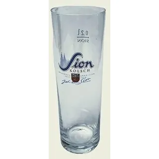 Sion Kölsch 0,2l Glas/Bierglas/Gläser/Kölschglas/Bier/Pils/Stangenglas/Kölsch Glas/Stange/Gastro/Bar/Deko/Geschenk/Sammlerglas