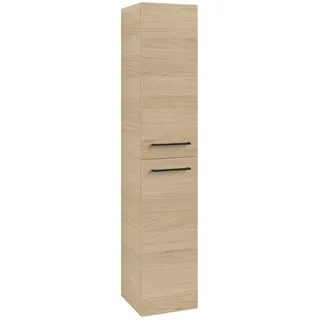 Villeroy & Boch Avento Hochschrank 34,6 x 176 x 40,4 cm Nordic Oak Glas/Holz/MDF/Spanplatte