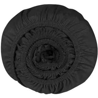 SCHIESSER Spannbettlaken Jersey-Elasthan 150 x 200 cm schwarz