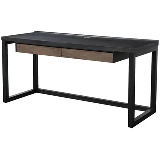 Xlmoebel Schreibtisch Luxus Sekretär aus Holz mit elegantem Design und Stauraum (Schreibtisch), Hergestellt in Europa schwarz