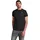 Ribbed Kurzarm-T-Shirt Dark Black II 2XS