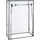 1 x 0,5 x 1,5 m PVC-Folie transparent/grün