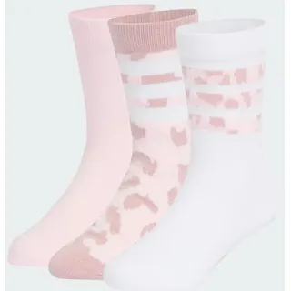 adidas Funktionssocken 3 Paare Lila/Pink/Weiß 25-27