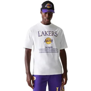 New Era T-Shirt T-Shirt New Era NBA Los Angeles Lakers weiß XXL (62/64)