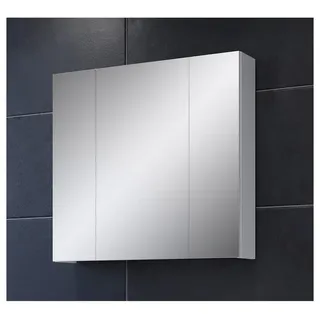 trendteam Badezimmerspiegelschrank Devon Spiegelschrank Badspiegel Spiegel Badschrank in Weiß weiß