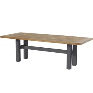 HARTMAN Yasmani Esstisch, xerix/teak natural, Alu/Teak, 240x100cm