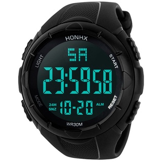 Herren Sport Casual LED Uhren Herren Digitaluhr Multifunktions Rubber Man Fitness Military Elektronische Uhr Reloj Hombre