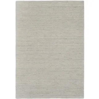 Linea Natura Wollteppich, Hellgrau, Textil, Uni, rechteckig, 200x250 cm, für Fußbodenheizung geeignet, Teppiche & Böden, Teppiche, Naturteppiche