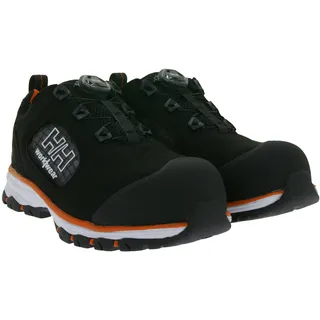 Helly Hansen Chelsea Evolution S1 Herren & Damen Sicherheits-Schuhe mit BOA® Schnürsystem Arbeits-Schuhe Schutzklasse S1 78236_992 Schwarz - 36