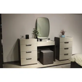 Design Schminktisch mit Spiegel Luxus Schlafzimmer Möbel Hocker 3tlg. Neu