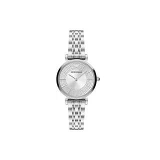Emporio Armani Uhr - Two-Hand Stainless Steel Watch - Gr. unisize - in Silber - für Damen