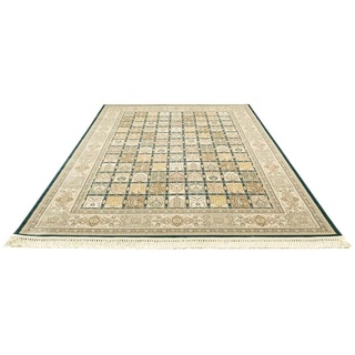 Orientteppich MORGENLAND "Mahsoom" Teppiche Gr. B/L: 100 cm x 150 cm, 7 mm, 1,5 m2, 1 St., grün (seegrün) Orientalische Muster