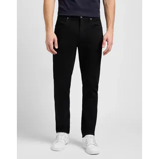 LEE Brooklyn Straight Jeans Clean Black 34 32