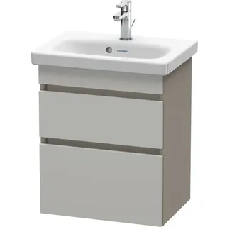 Duravit DuraStyle Waschtisch-Unterschrank DS640300743 50 x 36,8 cm, betongrau/basalt matt, 2 Schubkästen, wandhängend